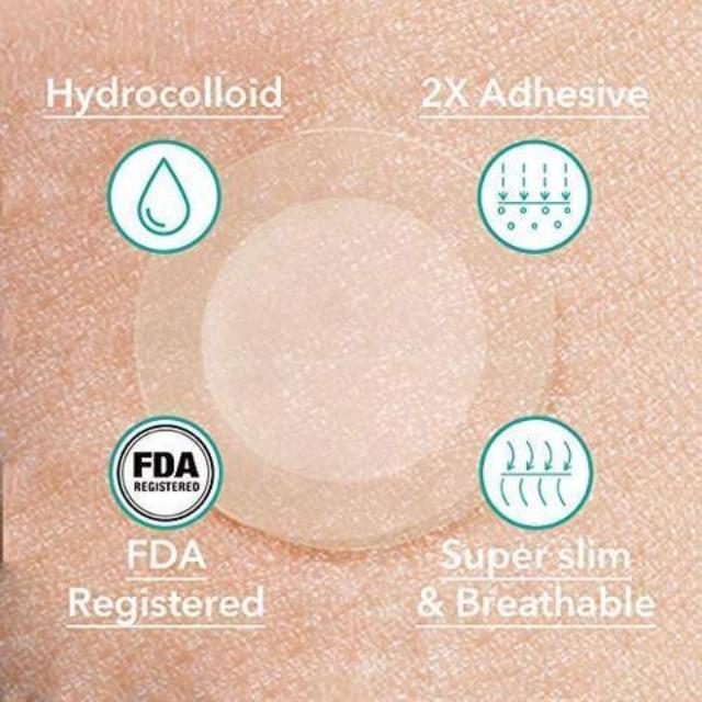 AKNY™ : Hydrocolloid Invisible Acne & Blemish Skin Patch (120 PCS)