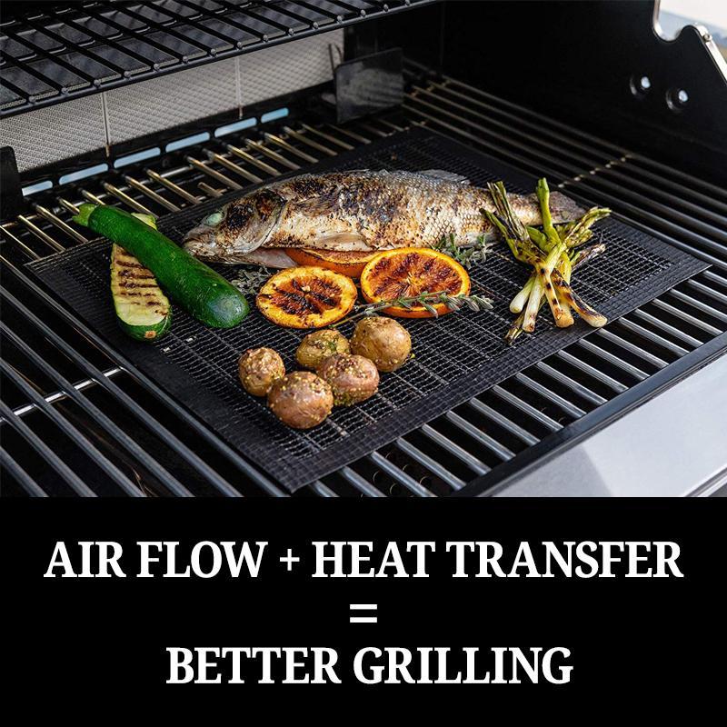 GRILLAT™: Non-Stick BBQ Grill Mesh Mat
