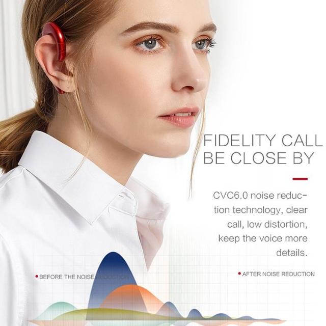 INTELIXY™ : Bone Conduction Earhook Wireless Bluetooth Earphone