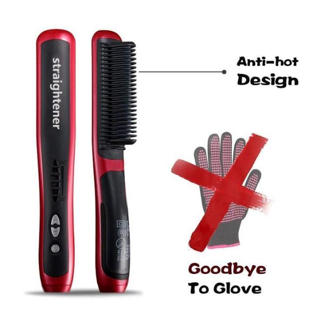 LISSY™ : Electric Hair Straightener Brush