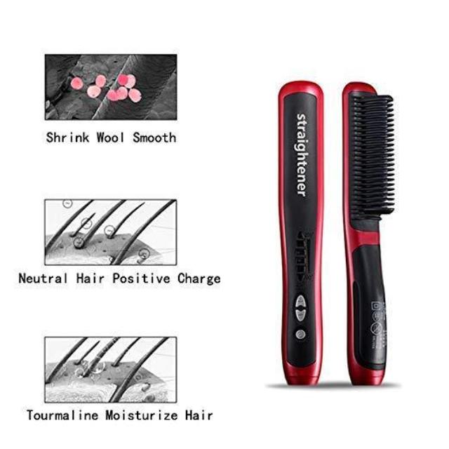 LISSY™ : Electric Hair Straightener Brush