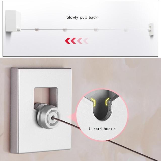 CLODRY™ : Telescopic Stainless String Invisible Clothesline