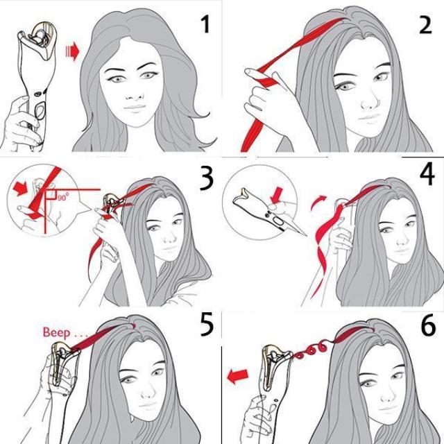 SPINCURL™ : Air Spin & Curl Ceramic Rotating Hair Curler