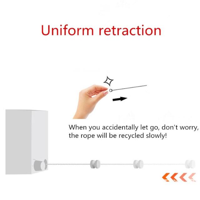 CLODRY™ : Telescopic Stainless String Invisible Clothesline