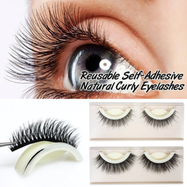 NATUCIL™ : Reusable Self-Adhesive Natural Curly Eyelashes