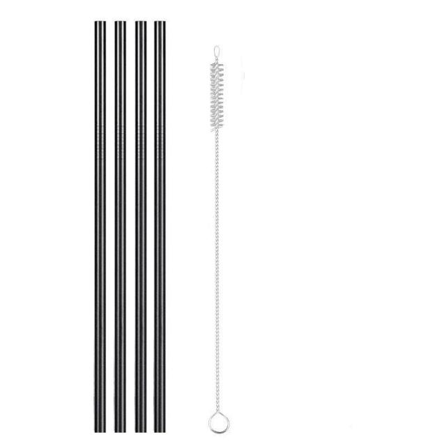 ECOSTRAW™ : Stainless Steel Reusable Drinking Straws