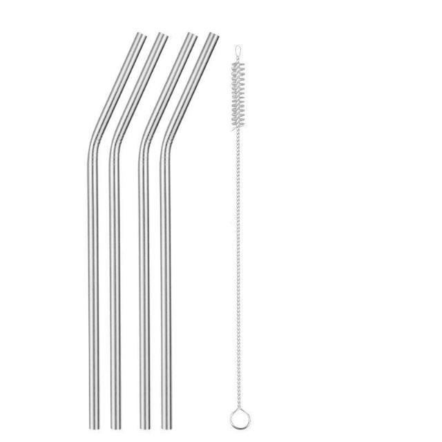 ECOSTRAW™ : Stainless Steel Reusable Drinking Straws
