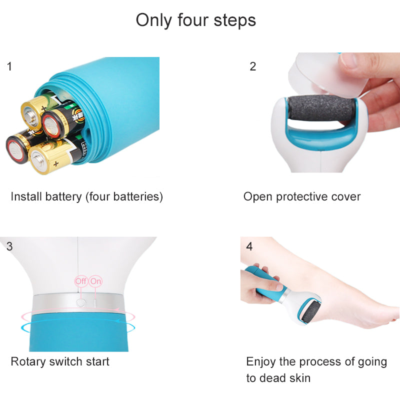 CALUVER™: Electric Callus Remover