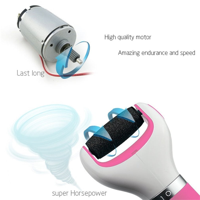 CALUVER™: Electric Callus Remover