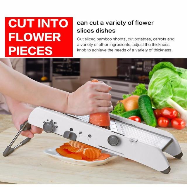 PROMANDO™  : Adjustable Mandoline Slicer Professional Grater