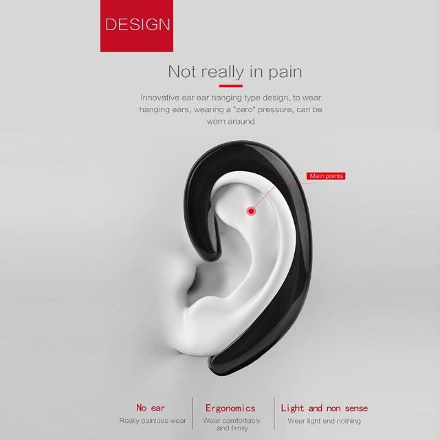 INTELIXY™ : Bone Conduction Earhook Wireless Bluetooth Earphone