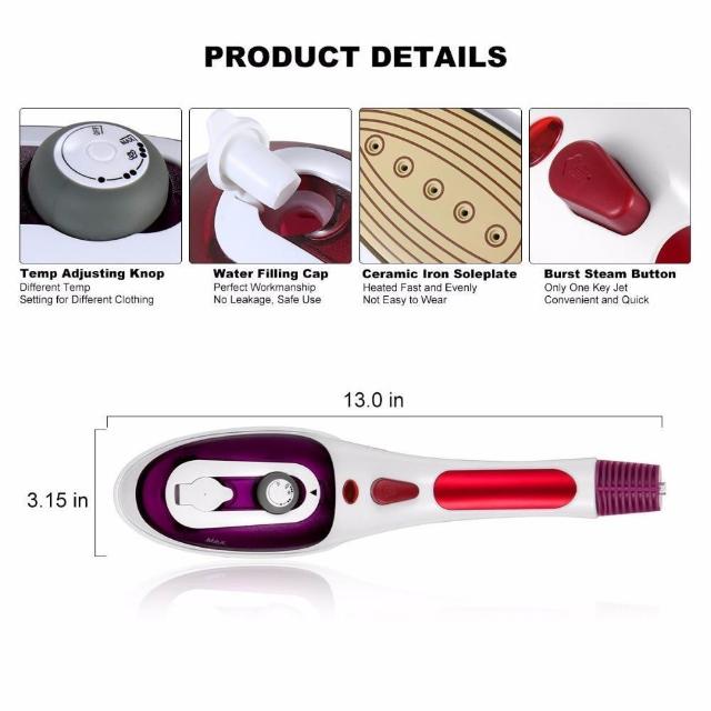 STIRON™ : Portable Handheld Steam Iron
