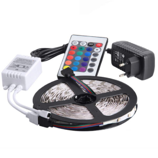 LEDECO™ : Color Changing LED Light Strip with Remote Control (16 Feet)