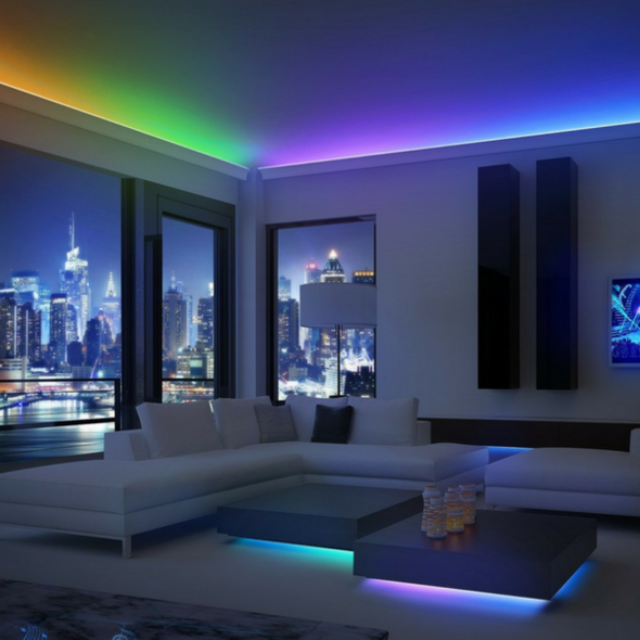 LEDECO™ : Color Changing LED Light Strip with Remote Control (16 Feet)