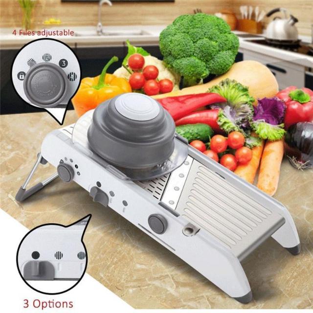 PROMANDO™  : Adjustable Mandoline Slicer Professional Grater