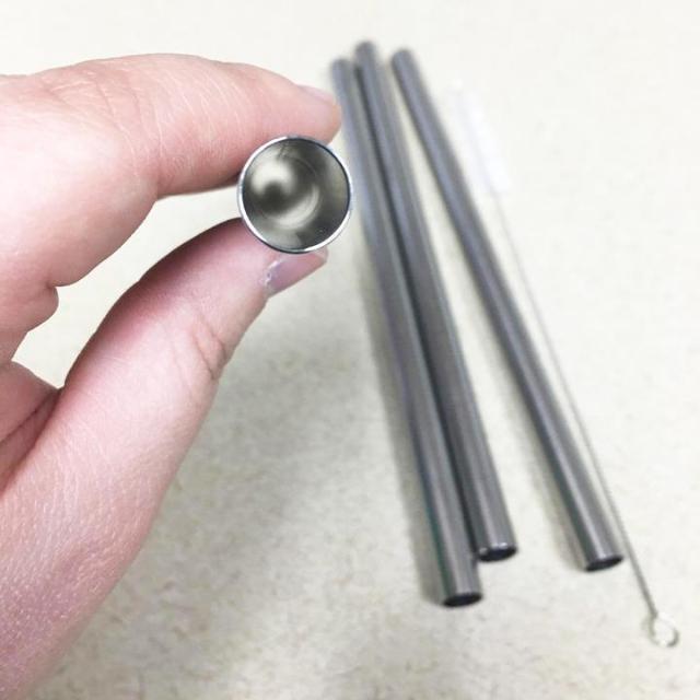 ECOSTRAW™ : Stainless Steel Reusable Drinking Straws