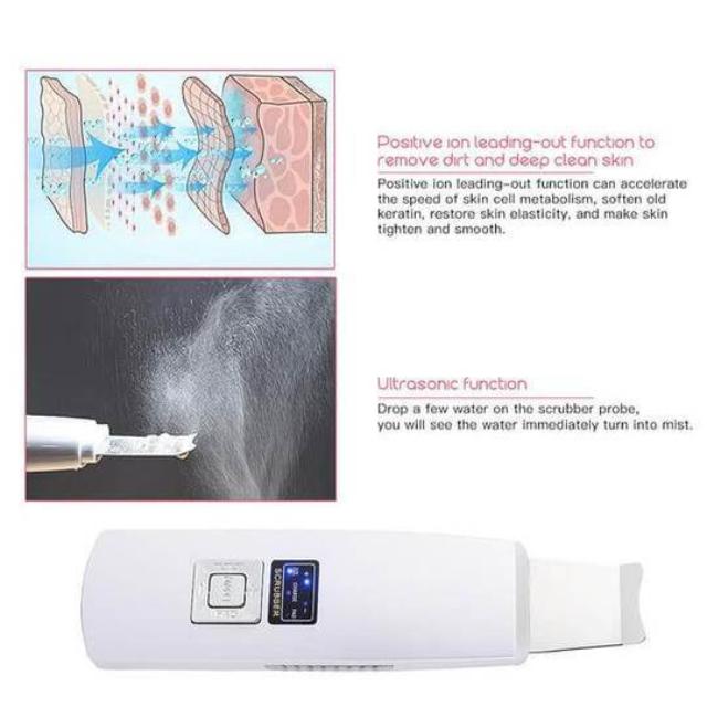 SPASkin™ : Ultrasonic Ion Skin Scrubber