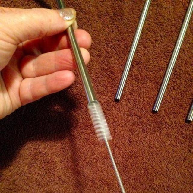 ECOSTRAW™ : Stainless Steel Reusable Drinking Straws