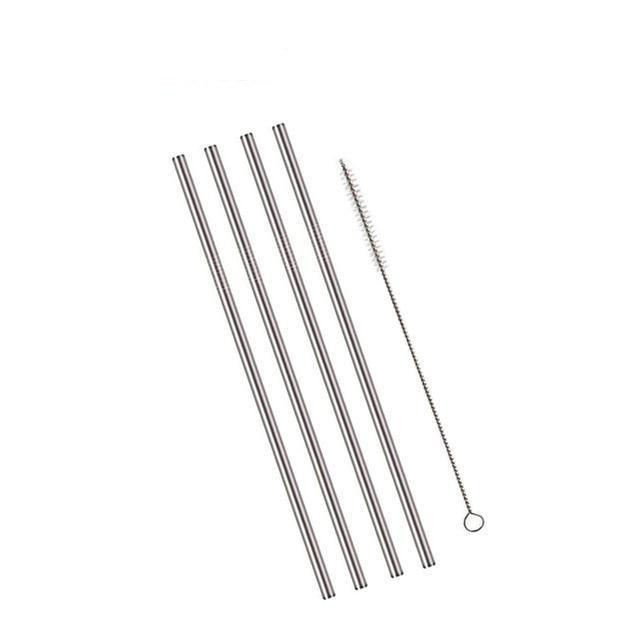 ECOSTRAW™ : Stainless Steel Reusable Drinking Straws
