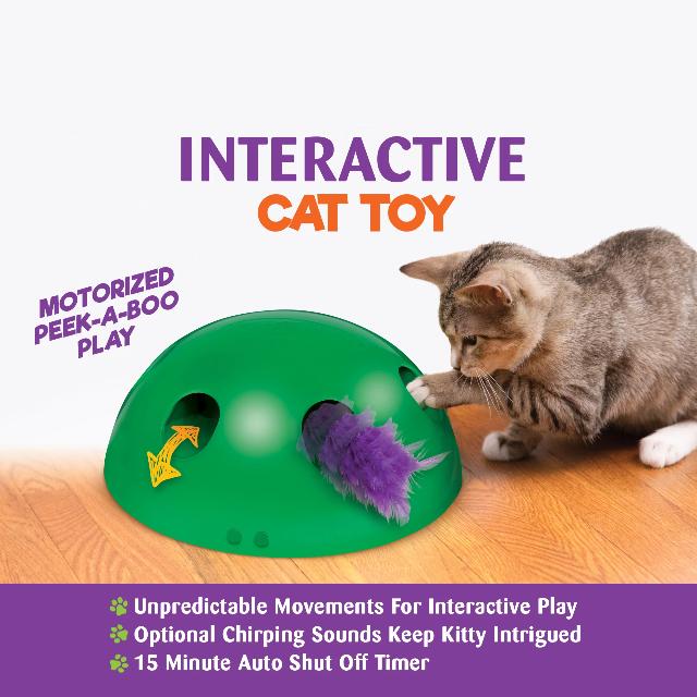KITTYBOO™ : Peek-A-Boo Cat Toy