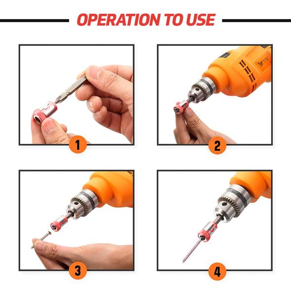 DRING™ : Fast-Attach Screwdriver Bits Magnetic Rings (5 pcs)