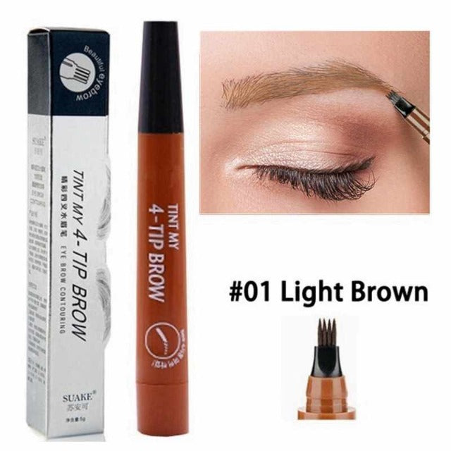PROBROW™ : Waterproof Smudge-proof Microblading 4 Point Eyebrow Pen
