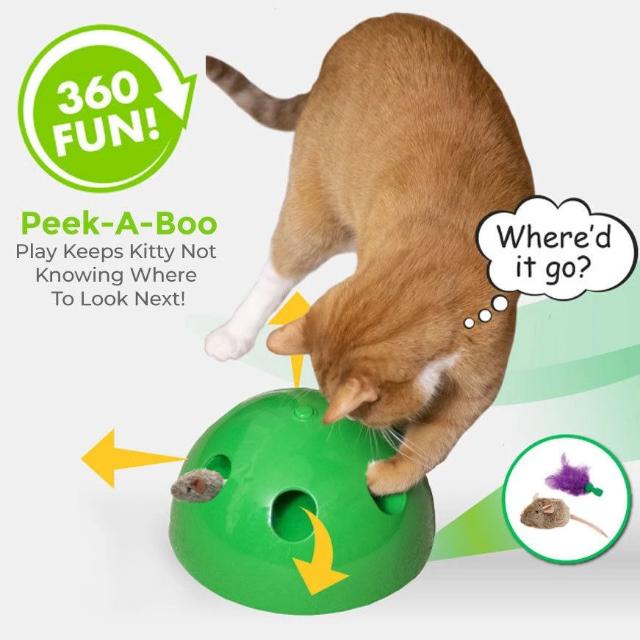 KITTYBOO™ : Peek-A-Boo Cat Toy