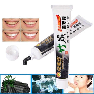 WHITEETH™ : Natural Bamboo Charcoal Teeth Whitening Toothpaste