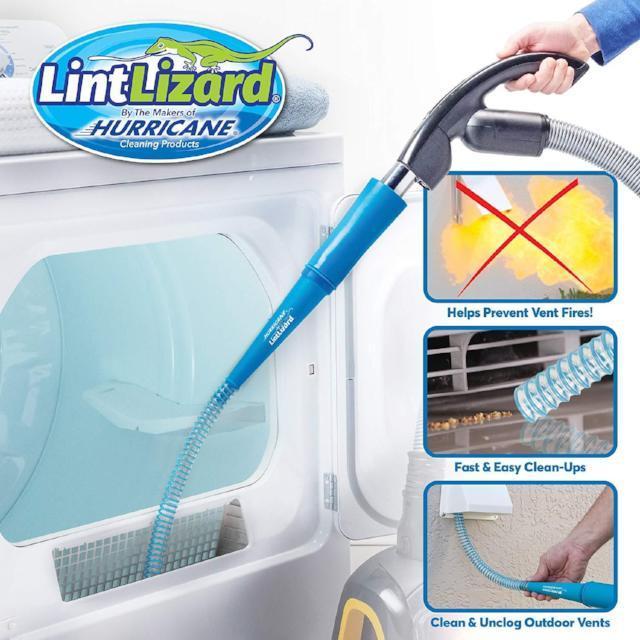 LINTVAC™ : Flexible Dryer Lint Vacuum Attachment