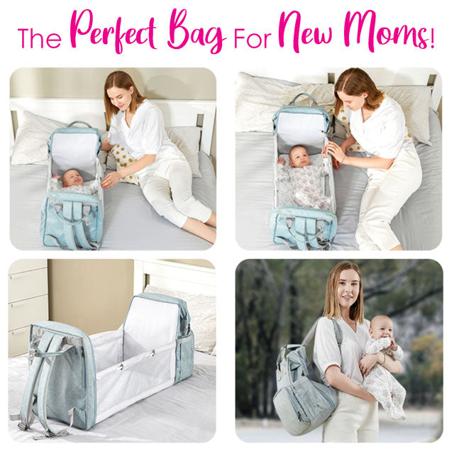 MULTIBAG™ : 3 in 1 Multi-functional Travel Mommy Bag
