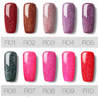 ROSANAIL™ : Sparkly Long-lasting Gel Nail polish