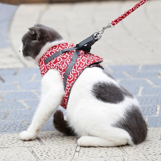 VECAT™ : Adjustable Cat Vest Harness With Leash