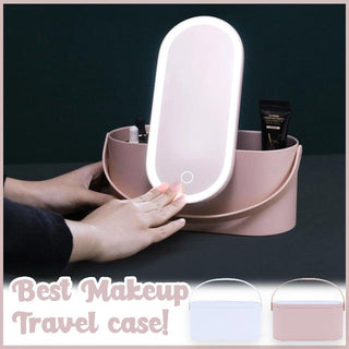 MAQUI™ : Portable Makeup Case With LED Mirror