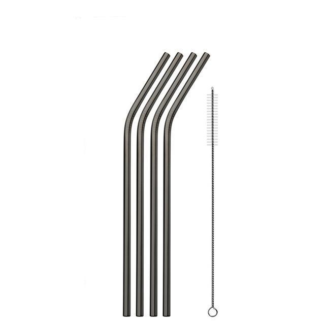 ECOSTRAW™ : Stainless Steel Reusable Drinking Straws