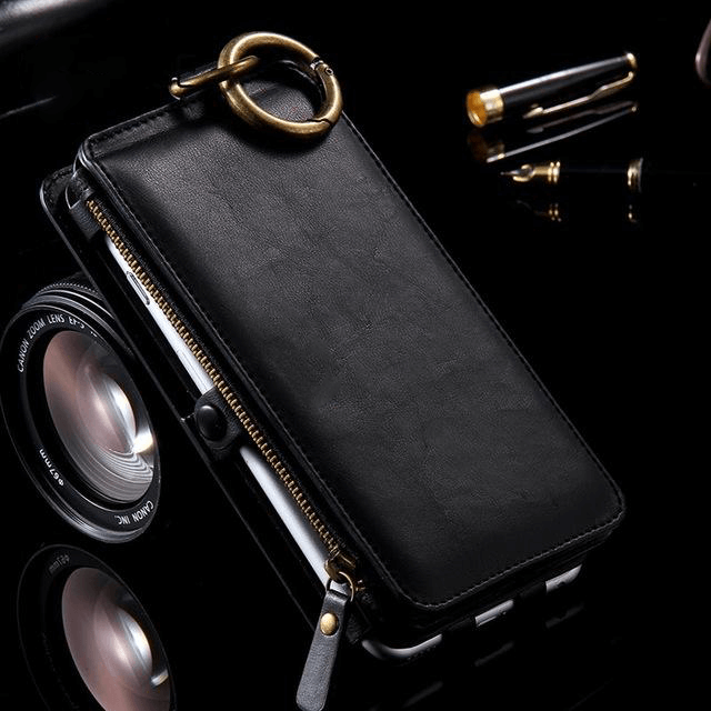 PHONELET™ : Luxury Retro Leather Wallet Case For iPhone and Samsung
